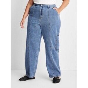 Future Collective Midrise Cargo Jeans